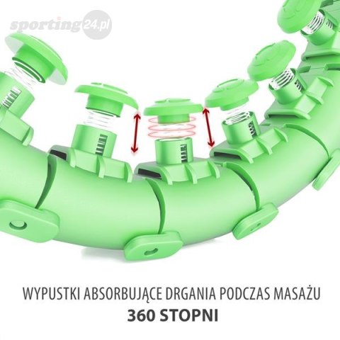 ZESTAW HULA HOP HHW01 GREEN Z WYPUSTKAMI I OBCIĄŻNIKIEM HMS + PAS BR163 RED ZESTAW HULA HOP HHW01 GREEN Z WYPUSTKAMI I OBCIĄŻNIKIEM HMS + PAS BR163 RED