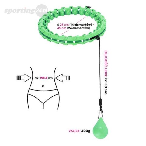 ZESTAW HULA HOP HHW01 GREEN Z WYPUSTKAMI I OBCIĄŻNIKIEM HMS + PAS BR163 RED ZESTAW HULA HOP HHW01 GREEN Z WYPUSTKAMI I OBCIĄŻNIKIEM HMS + PAS BR163 RED
