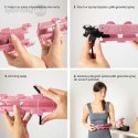 ZESTAW HULA HOP HHW01 PINK Z WYPUSTKAMI I OBCIĄŻNIKIEM HMS + PAS BR163 RED