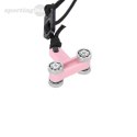ZESTAW HULA HOP HHW02 LIGHT PINK Z WYPUSTKAMI I OBCIĄŻNIKIEM HMS + PAS BR163 RED