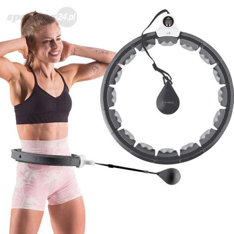 ZESTAW HULA HOP HHW06 BLACK Z PIŁKĄ GRAWITACYJNĄ I LICZNIKIEM HMS + PAS BR163 RED ZESTAW HULA HOP HHW06 BLACK Z PIŁKĄ GRAWITACYJNĄ I LICZNIKIEM HMS + PAS BR163 RED