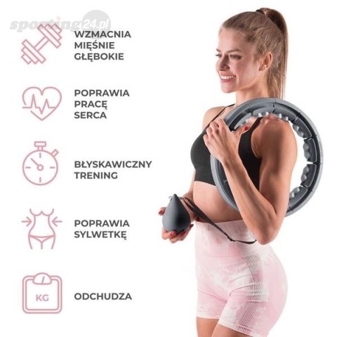 ZESTAW HULA HOP HHW06 BLACK Z PIŁKĄ GRAWITACYJNĄ I LICZNIKIEM HMS + PAS BR163 RED ZESTAW HULA HOP HHW06 BLACK Z PIŁKĄ GRAWITACYJNĄ I LICZNIKIEM HMS + PAS BR163 RED