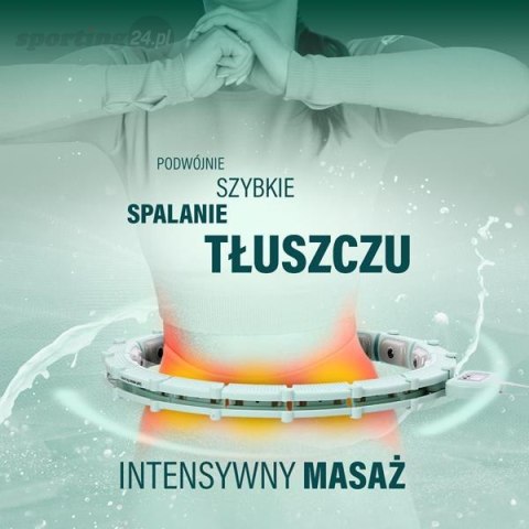 ZESTAW HULA HOP MAGNETYCZNY GREEN HHM14 Z LICZNIKIEM HMS + PAS WYSZCZUPLAJĄCY BR163 BLACK ZESTAW HULA HOP MAGNETYCZNY GREEN HHM14 Z LICZNIKIEM HMS + PAS WYSZCZUPLAJĄCY BR163 BLACK