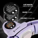ZESTAW HULA HOP MAGNETYCZNY VIOLET HHM13 Z LICZNIKIEM HMS + PAS WYSZCZUPLAJĄCY BR163 RED