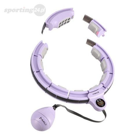 ZESTAW HULA HOP MAGNETYCZNY VIOLET HHM13 Z LICZNIKIEM HMS + PAS WYSZCZUPLAJĄCY BR163 RED ZESTAW HULA HOP MAGNETYCZNY VIOLET HHM13 Z LICZNIKIEM HMS + PAS WYSZCZUPLAJĄCY BR163 RED