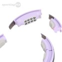 ZESTAW HULA HOP MAGNETYCZNY VIOLET HHM13 Z LICZNIKIEM HMS + PAS WYSZCZUPLAJĄCY BR163 RED