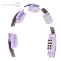 ZESTAW HULA HOP MAGNETYCZNY VIOLET HHM13 Z LICZNIKIEM HMS + PAS WYSZCZUPLAJĄCY BR163 RED