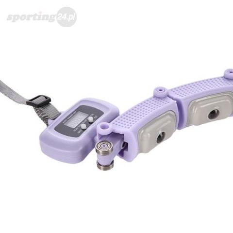 ZESTAW HULA HOP MAGNETYCZNY VIOLET HHM14 Z LICZNIKIEM HMS + PAS WYSZCZUPLAJĄCY BR163 BLACK ZESTAW HULA HOP MAGNETYCZNY VIOLET HHM14 Z LICZNIKIEM HMS + PAS WYSZCZUPLAJĄCY BR163 BLACK