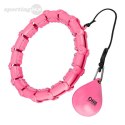 ZESTAW HULA HOP OHA02 PINK Z WYPUSTKAMI I OBCIĄŻNIKIEM ONE FITNESS + PAS BR160