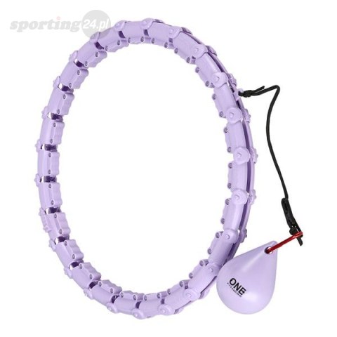 ZESTAW HULA HOP OHA02 VIOLET Z WYPUSTKAMI I OBCIĄŻNIKIEM ONE FITNESS + PAS BR160 ZESTAW HULA HOP OHA02 VIOLET Z WYPUSTKAMI I OBCIĄŻNIKIEM ONE FITNESS + PAS BR160