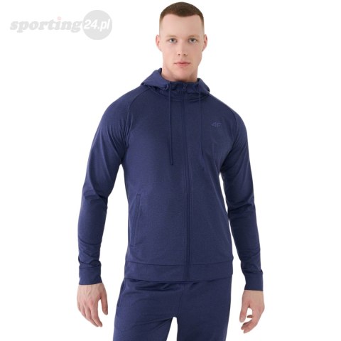 Bluza męska 4F FNK M512 ciemny granat melanż 4FWSS25TFSWM512 30M 4F