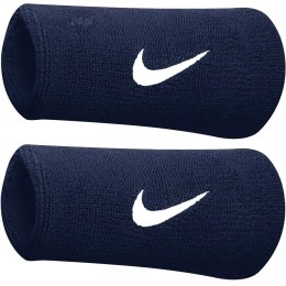 Frotki na rękę szerokie Nike Swoosh Doublewide granatowe 2szt NN05416 Nike