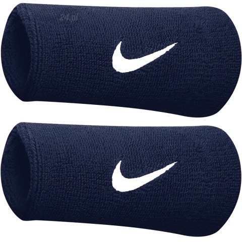 Frotki na rękę szerokie Nike Swoosh Doublewide granatowe 2szt NN05416 Nike Frotki na rękę szerokie Nike Swoosh Doublewide granatowe 2szt NN05416 Nike