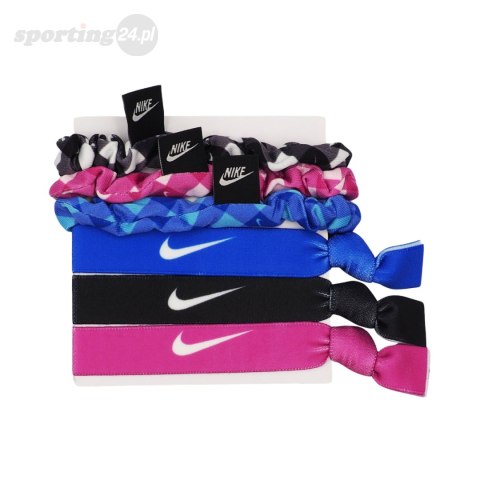Gumki do włósów Nike Mixed 6 szt. N1003666029 Nike Gumki do włósów Nike Mixed 6 szt. N1003666029 Nike