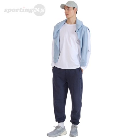 Koszulka męska 4F Longsleeve M432 biała 4FWMM00TLONM432 10S 4F Koszulka męska 4F Longsleeve M432 biała 4FWMM00TLONM432 10S 4F