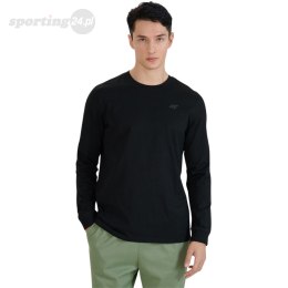 Koszulka męska 4F Longsleeve M432 głęboka czerń 4FWMM00TLONM432 20S 4F