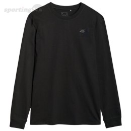 Koszulka męska 4F Longsleeve M432 głęboka czerń 4FWMM00TLONM432 20S 4F