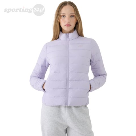 Kurtka damska puchowa 4F F533 jasny fiolet 4FWSS25TDJAF533 52S 4F Kurtka damska puchowa 4F F533 jasny fiolet 4FWSS25TDJAF533 52S 4F