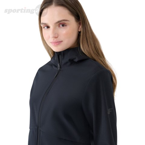 Kurtka damska softshell 4F F320 głęboka czerń 4FWSS25TSOFF320 20S 4F Kurtka damska softshell 4F F320 głęboka czerń 4FWSS25TSOFF320 20S 4F