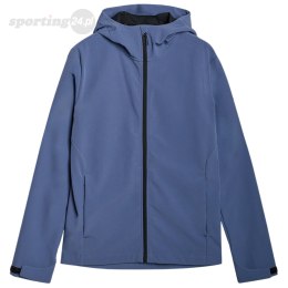 Kurtka męska softshell 4F M324 denim 4FWSS25TSOFM324 32S 4F