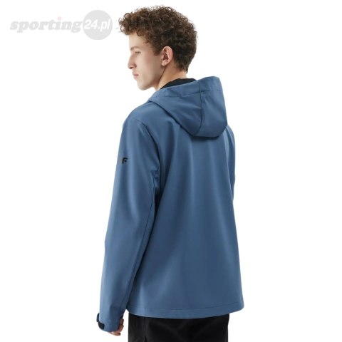 Kurtka męska softshell 4F M324 denim 4FWSS25TSOFM324 32S 4F Kurtka męska softshell 4F M324 denim 4FWSS25TSOFM324 32S 4F