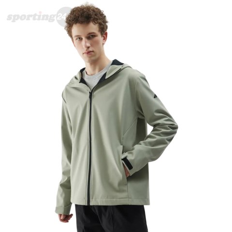 Kurtka męska softshell 4F M324 oliwkowa 4FWSS25TSOFM324 44S 4F Kurtka męska softshell 4F M324 oliwkowa 4FWSS25TSOFM324 44S 4F