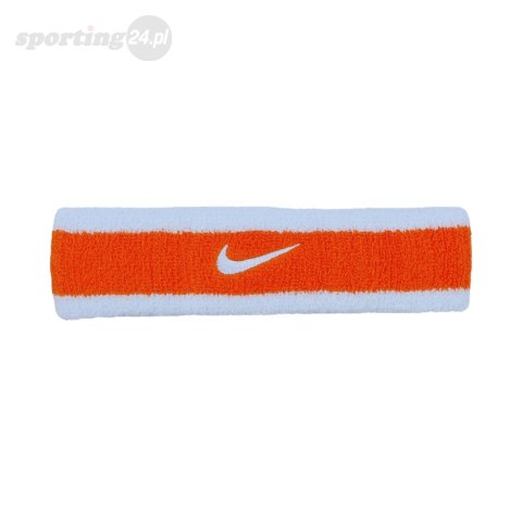 Opaska na głowę Nike Swoosh błękitno-pomarańczowa N0001544450 Nike Opaska na głowę Nike Swoosh błękitno-pomarańczowa N0001544450 Nike