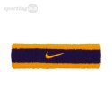 Opaska na głowę Nike Swoosh fioletowo-żółta N0001544730 Nike