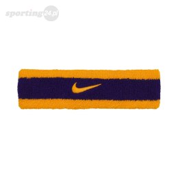 Opaska na głowę Nike Swoosh fioletowo-żółta N0001544730 Nike