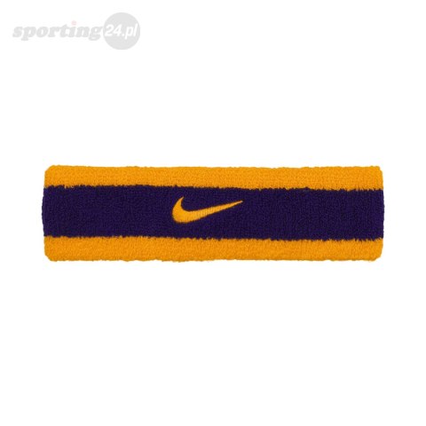 Opaska na głowę Nike Swoosh fioletowo-żółta N0001544730 Nike Opaska na głowę Nike Swoosh fioletowo-żółta N0001544730 Nike