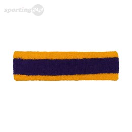 Opaska na głowę Nike Swoosh fioletowo-żółta N0001544730 Nike