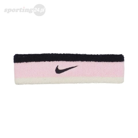 Opaska na głowę Nike Swoosh różowo-czarno-biała N0001544641 Nike Opaska na głowę Nike Swoosh różowo-czarno-biała N0001544641 Nike