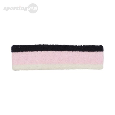 Opaska na głowę Nike Swoosh różowo-czarno-biała N0001544641 Nike Opaska na głowę Nike Swoosh różowo-czarno-biała N0001544641 Nike