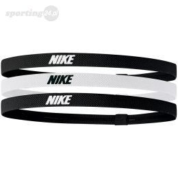 Opaski na włosy Nike Hairbands 3 szt czarna, biała, czarna N1004529036OS Nike
