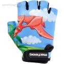Rękawiczki rowerowe dla dzieci Meteor Dinosaur 23380-23381 Meteor
