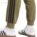 Spodnie męskie adidas Essentials 3-Stripes Fleece zielone JD1857 Adidas