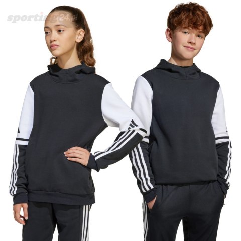 Bluza dla dzieci adidas Squadra 25 Sweat Hoody czarna JE2768 Adidas teamwear Bluza dla dzieci adidas Squadra 25 Sweat Hoody czarna JE2768 Adidas teamwear