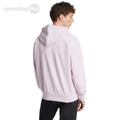 Bluza męska adidas Essentials Feelcozy Fleece różowa IN6065 Adidas Bluza męska adidas Essentials Feelcozy Fleece różowa IN6065 Adidas
