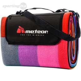 Koc piknikowy Meteor 180x200cm XL krata multikolor 77056 Meteor