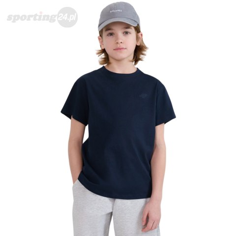 Koszulka dla chłopca 4F M2330 granatowa 4FJWMM00TTSHM2330 31S 4F Koszulka dla chłopca 4F M2330 granatowa 4FJWMM00TTSHM2330 31S 4F