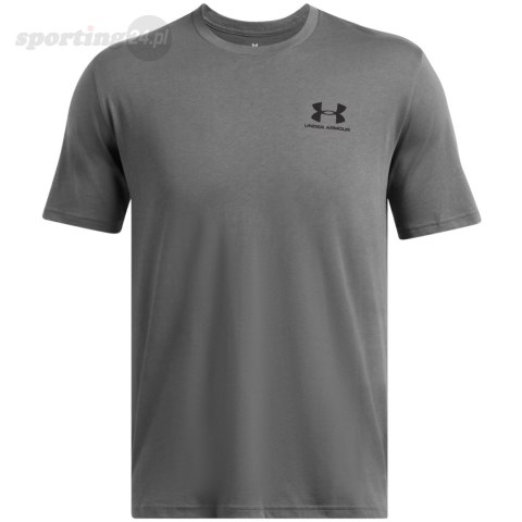 Koszulka męska Under Armour Sportstyle Left Chest SS szara 1326799 025 Under Armour Koszulka męska Under Armour Sportstyle Left Chest SS szara 1326799 025 Under Armour