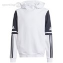 Bluza dla dzieci adidas Squadra 25 Sweat Hoody biała JD4807 Adidas teamwear Bluza dla dzieci adidas Squadra 25 Sweat Hoody biała JD4807 Adidas teamwear