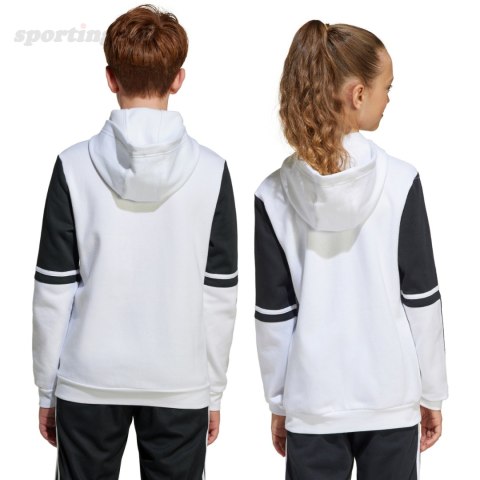 Bluza dla dzieci adidas Squadra 25 Sweat Hoody biała JD4807 Adidas teamwear Bluza dla dzieci adidas Squadra 25 Sweat Hoody biała JD4807 Adidas teamwear