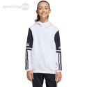 Bluza dla dzieci adidas Squadra 25 Sweat Hoody biała JD4807 Adidas teamwear Bluza dla dzieci adidas Squadra 25 Sweat Hoody biała JD4807 Adidas teamwear