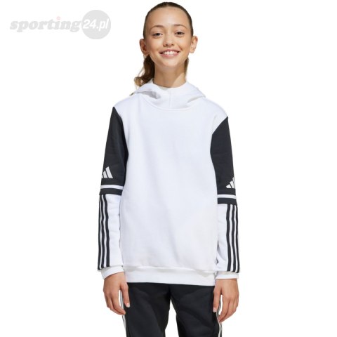 Bluza dla dzieci adidas Squadra 25 Sweat Hoody biała JD4807 Adidas teamwear Bluza dla dzieci adidas Squadra 25 Sweat Hoody biała JD4807 Adidas teamwear