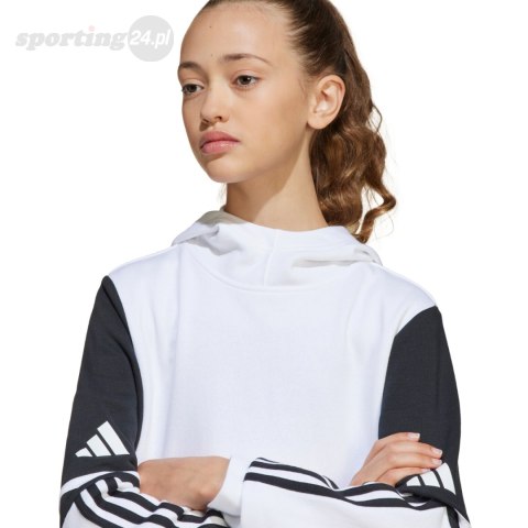Bluza dla dzieci adidas Squadra 25 Sweat Hoody biała JD4807 Adidas teamwear Bluza dla dzieci adidas Squadra 25 Sweat Hoody biała JD4807 Adidas teamwear