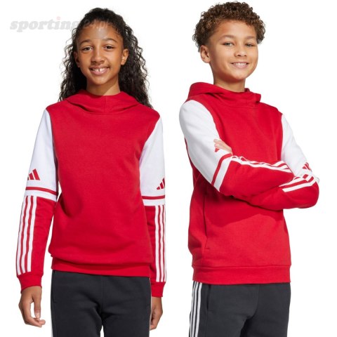 Bluza dla dzieci adidas Squadra 25 Sweat Hoody czerwona JD4805 Adidas teamwear