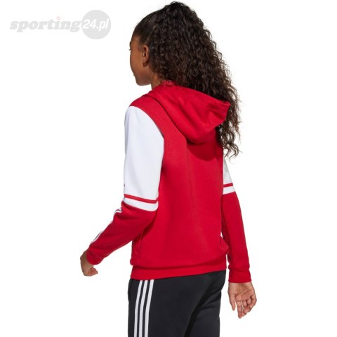 Bluza dla dzieci adidas Squadra 25 Sweat Hoody czerwona JD4805 Adidas teamwear Bluza dla dzieci adidas Squadra 25 Sweat Hoody czerwona JD4805 Adidas teamwear