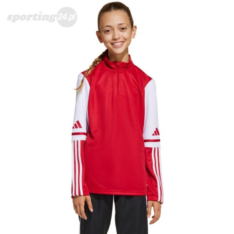 Bluza dla dzieci adidas Squadra 25 Training Top czerwona JD3026 Adidas teamwear Bluza dla dzieci adidas Squadra 25 Training Top czerwona JD3026 Adidas teamwear