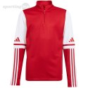 Bluza dla dzieci adidas Squadra 25 Training Top czerwona JD3026 Adidas teamwear Bluza dla dzieci adidas Squadra 25 Training Top czerwona JD3026 Adidas teamwear